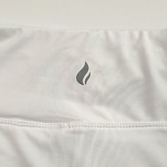 OCX Trem Women's White Activewear Skort Skirt Built In Liner Pockets Size Large - Picture 9 of 16